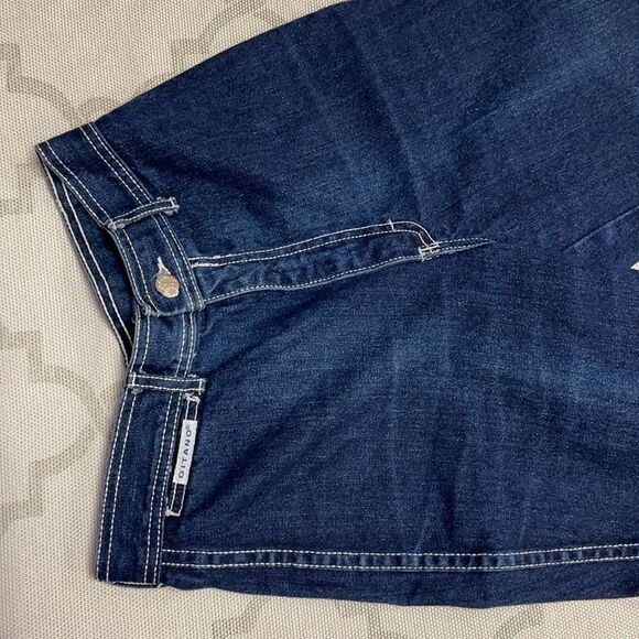 Gitano Denim Blue Jeans - Dark Wash With Stitching - Picture 3 of 9